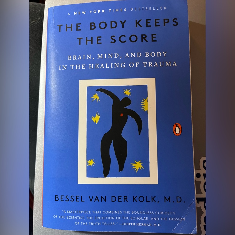 “The Body Keeps the Score” paperback book